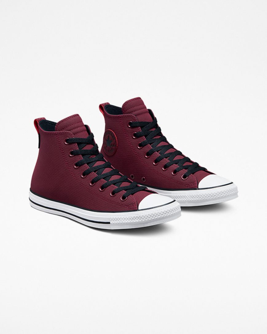 Tenisi Inalti Barbati Converse Chuck Taylor All Star TecTuff Rosii Inchis Albi Negrii | RO YPUVE416